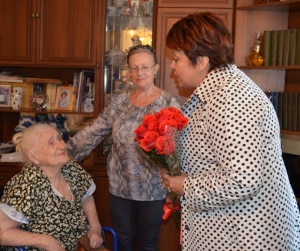 100-летний юбилей отметила жительница с.Гжель
